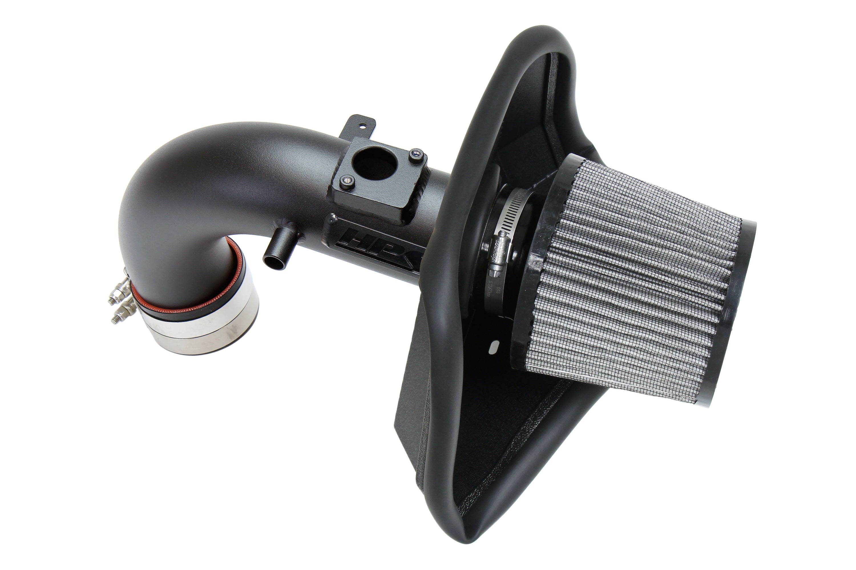 HPS Performance Air Intake Kit With Heat Shield 827-687WB Black - 827-687WB