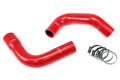 HPS Performance Hps Silicone Radiator Coolant Hose Kit 57 1588 Red Red - 57-1588-RED