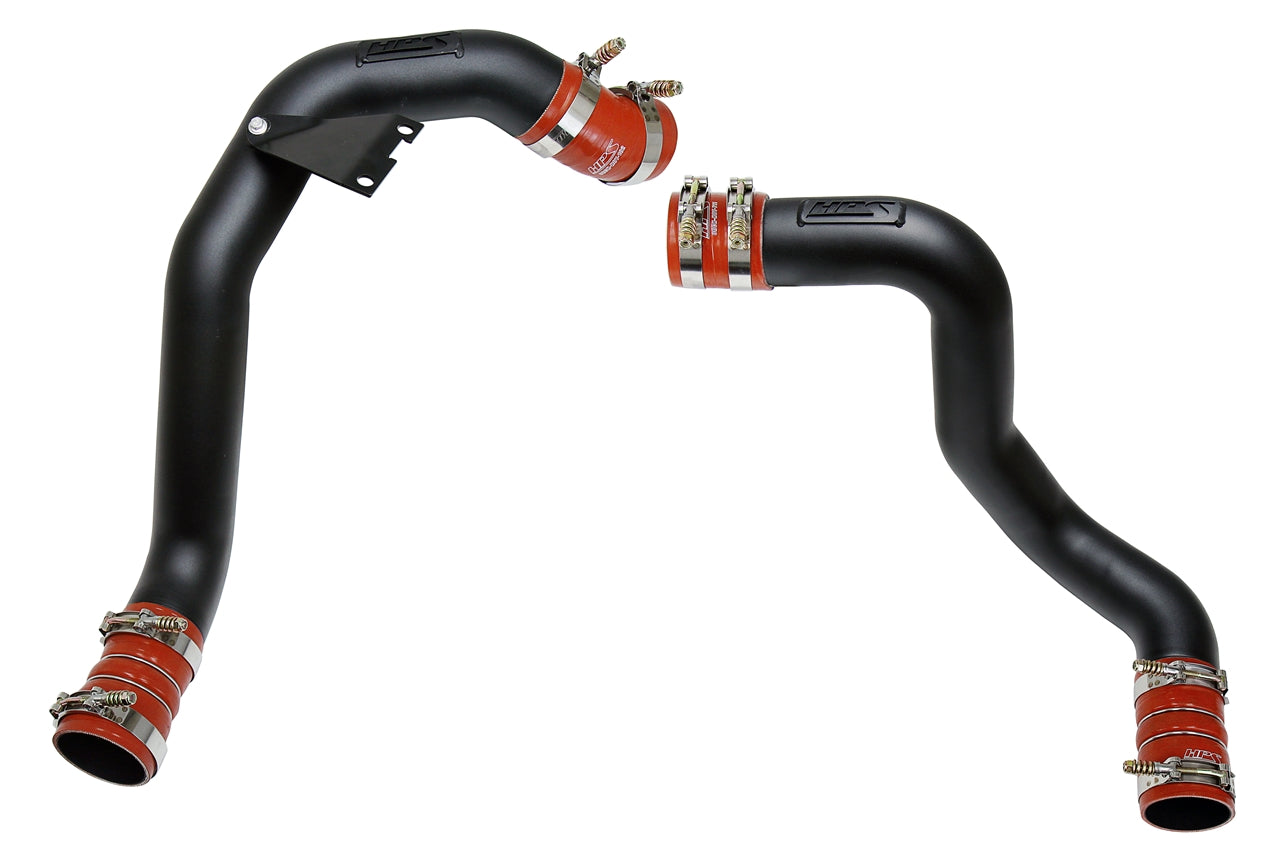 HPS Performance Hot and Cold Side Charge Pipe Kit 17-105WB Black - 17-105WB