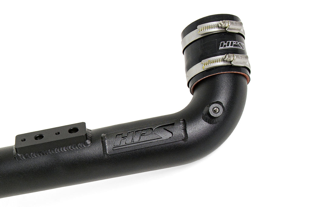 HPS Performance Upper Cold Side Charge Pipe Kit 17-134WB Black - 17-134WB