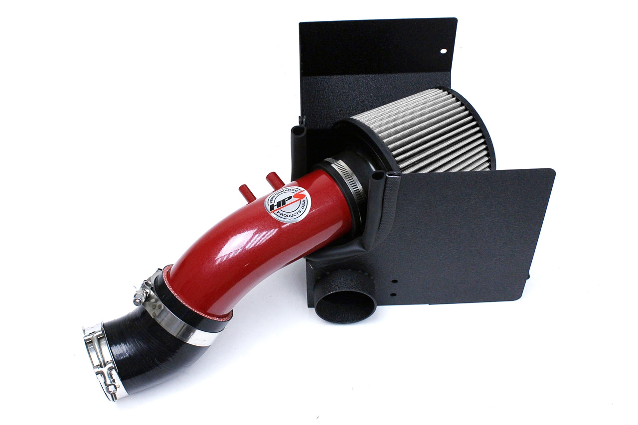 HPS Performance Air Intake Kit With Heat Shield 827-552R Red - 827-552R