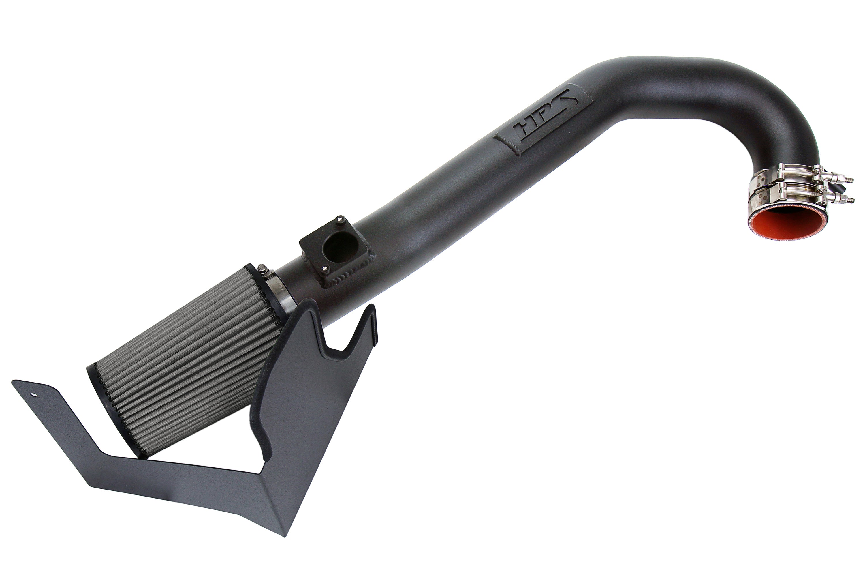 HPS Performance Air Intake Kit With Heat Shield 827-684WB Black - 827-684WB