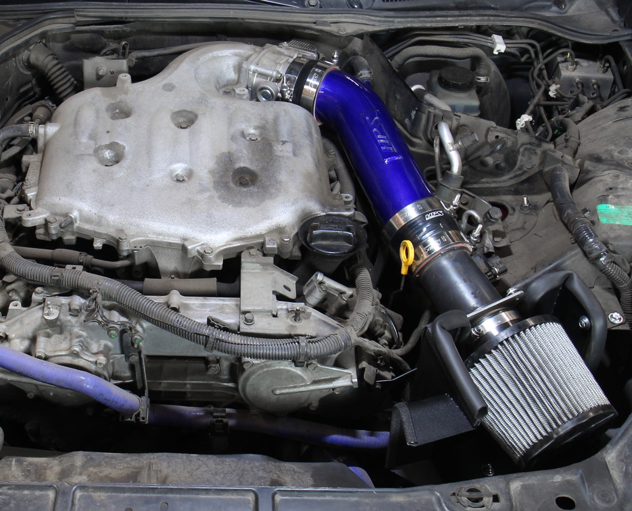 HPS Performance Air Intake Kit With Heat Shield 827-679WB Black - 827-679WB