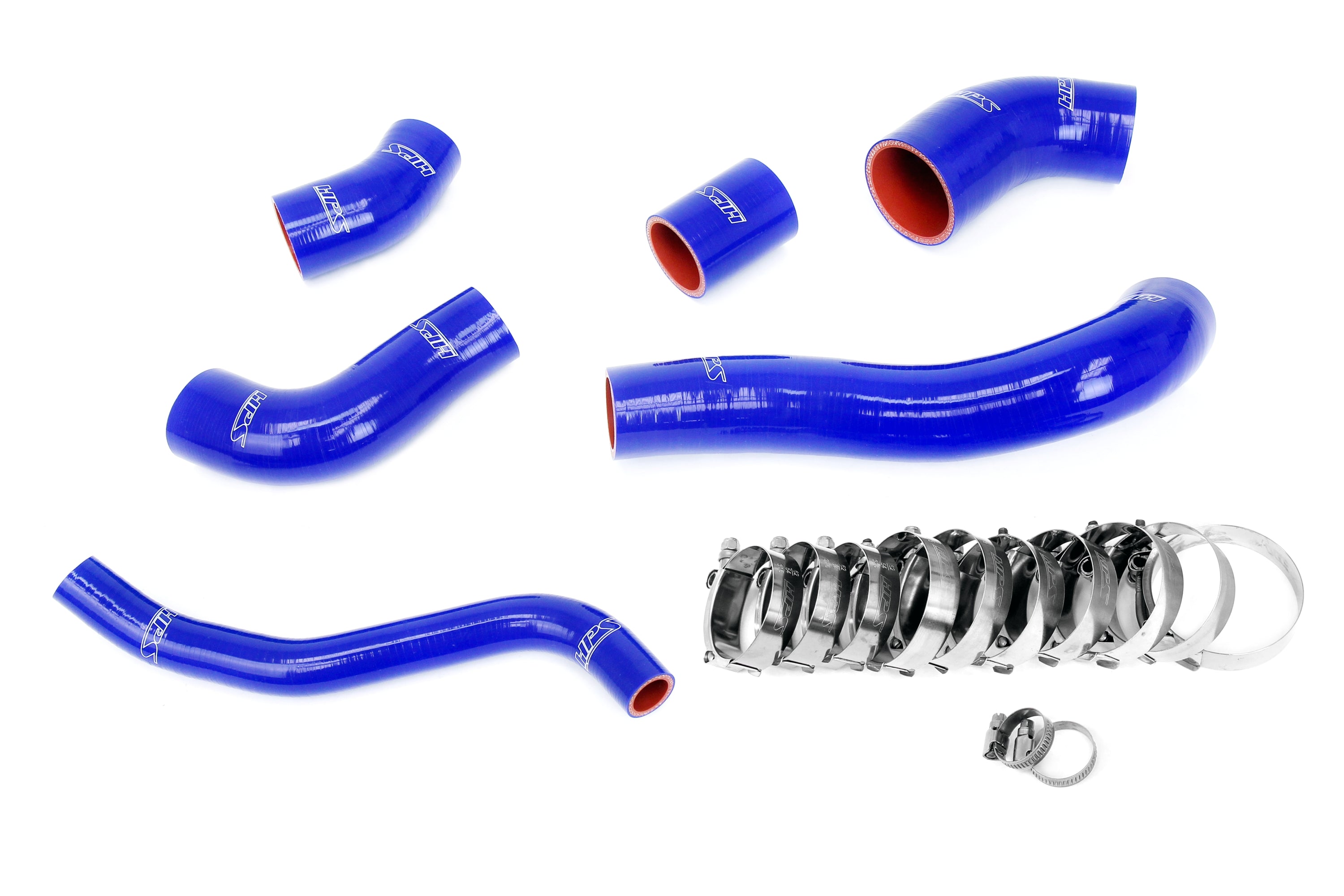 HPS Performance Hps Silicone Intercooler Hose Kit 57 2003 Blue Blue - 57-2003-BLUE