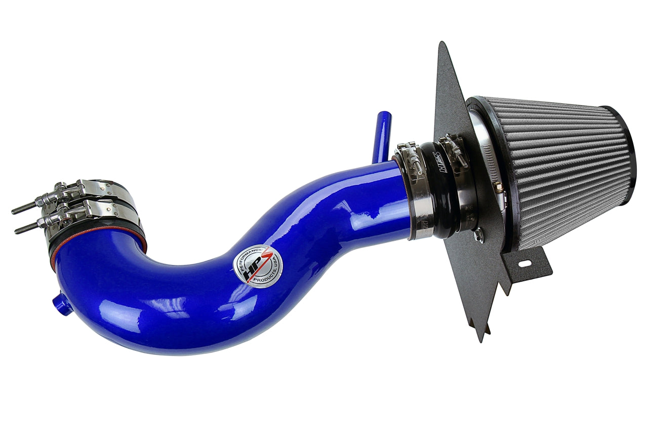 HPS Performance Air Intake Kit With Heat Shield 827-627BL Blue - 827-627BL