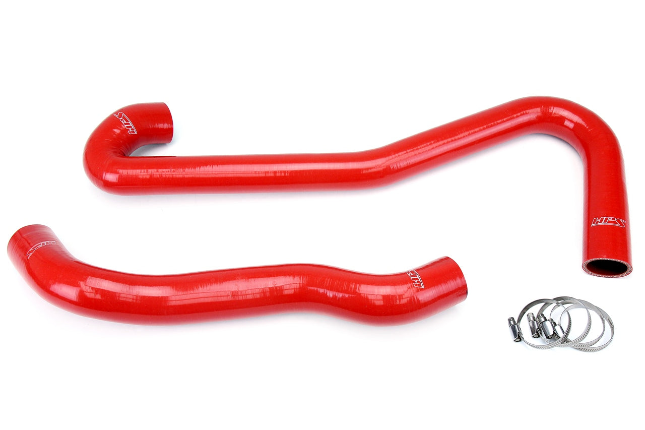 HPS Performance Hps Silicone Radiator Coolant Hose Kit 57 1460 Red Red - 57-1460-RED