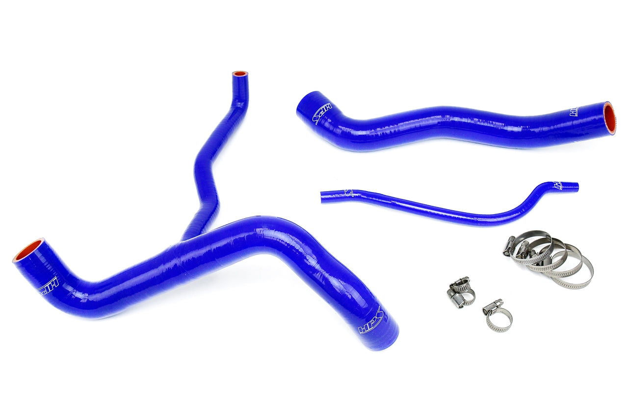HPS Performance Hps Silicone Radiator Coolant Hose Kit 57 1304 Blue Blue - 57-1304-BLUE