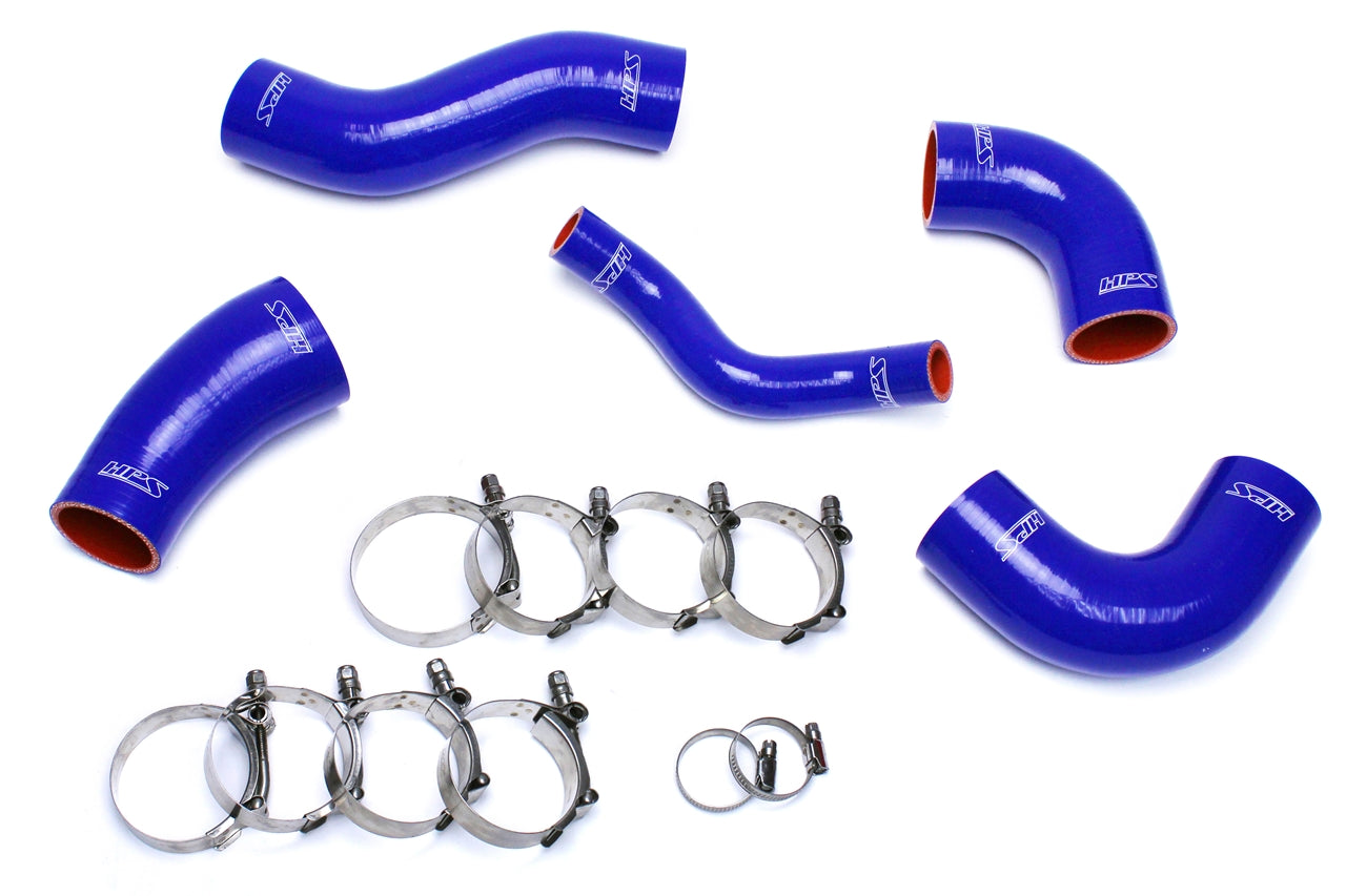 HPS Performance Hps Silicone Intercooler Hose Kit 57 1420 Blue Blue - 57-1420-BLUE