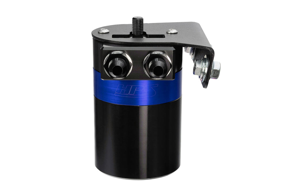 HPS Performance Oil Catch Can Kit 860-019BL, Blue - 860-019BL