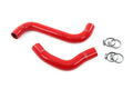 HPS Performance Hps Silicone Radiator Coolant Hose Kit 57 2107 Red Red - 57-2107-RED