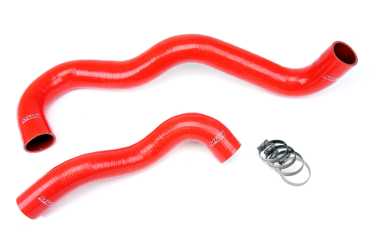 HPS Performance Hps Silicone Radiator Coolant Hose Kit 57 1075 Red Red - 57-1075-RED