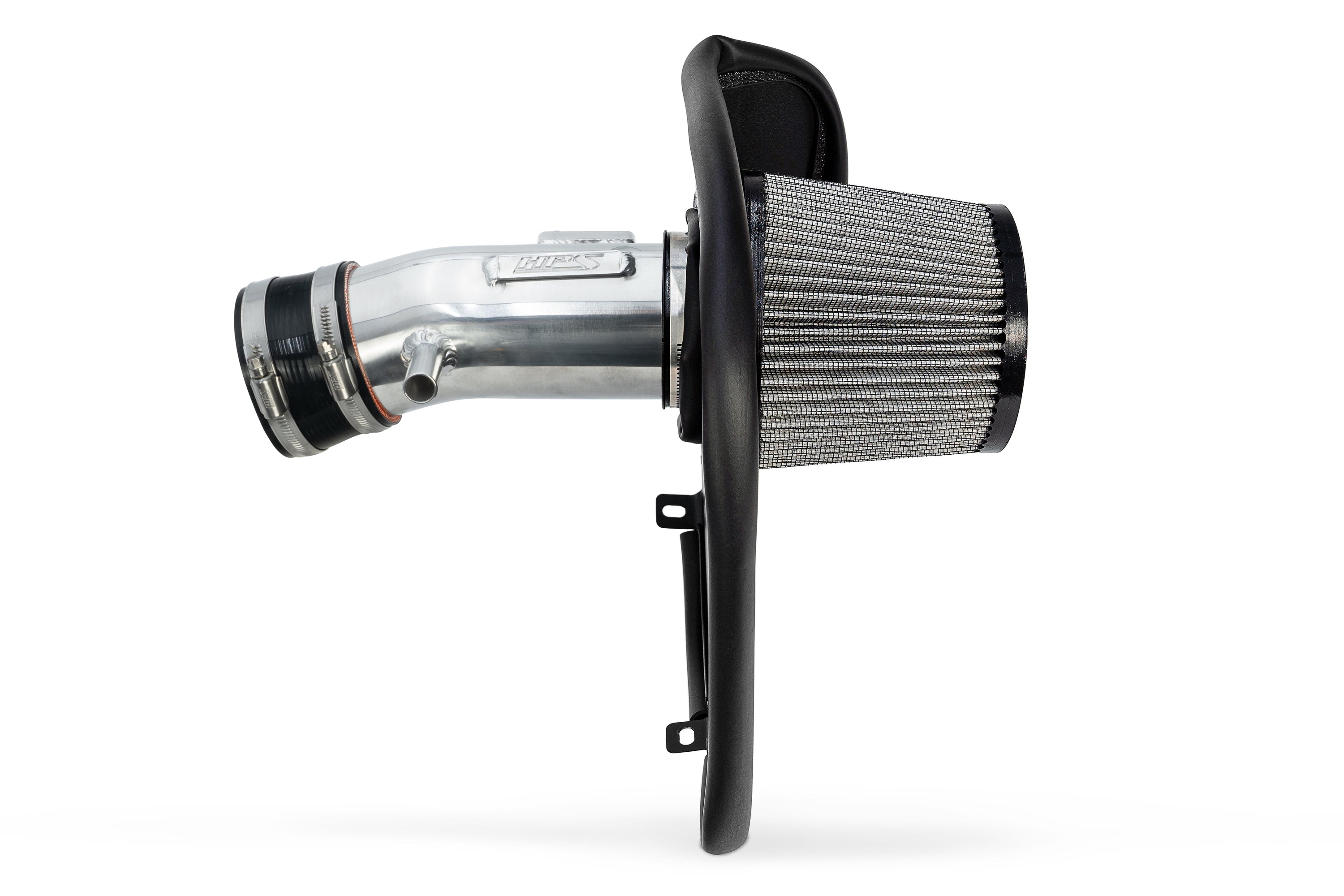 HPS Performance Air Intake Kit With Heat Shield 827-740P Polished - 827-740P