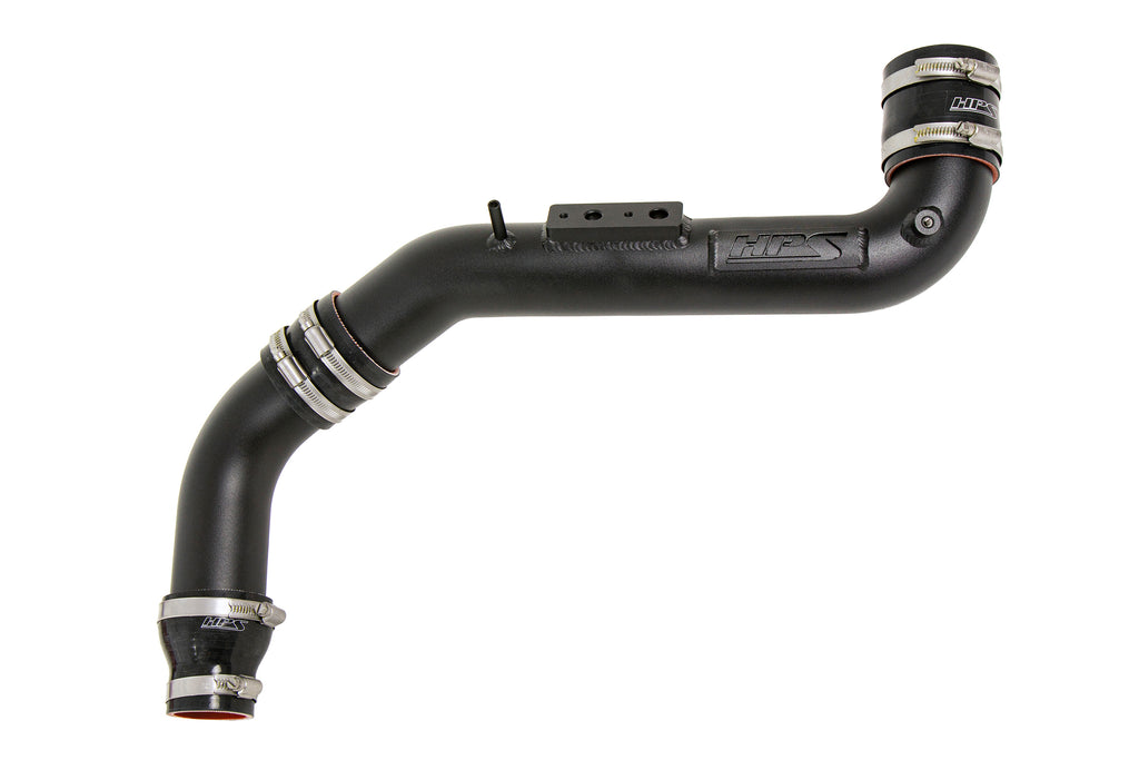 HPS Performance Upper Cold Side Charge Pipe Kit 17-134WB Black - 17-134WB