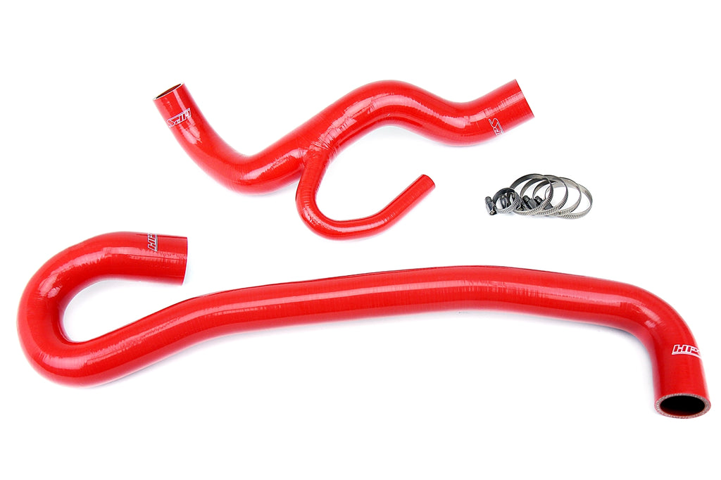 HPS Performance Hps Silicone Radiator Coolant Hose Kit 57 1456 Red Red - 57-1456-RED