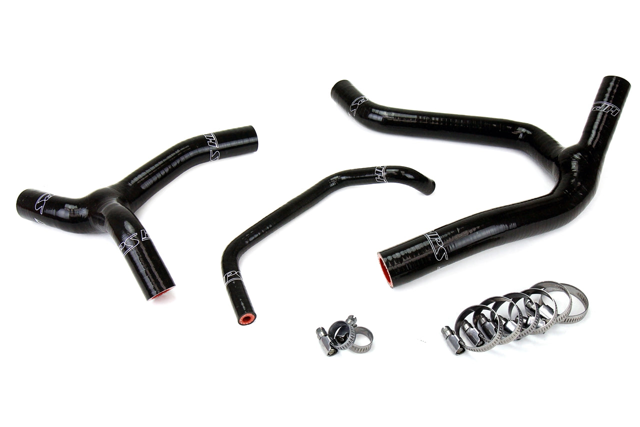 HPS Performance Hps Silicone Radiator Coolant Hose Kit 57 1244 Blk Black - 57-1244-BLK