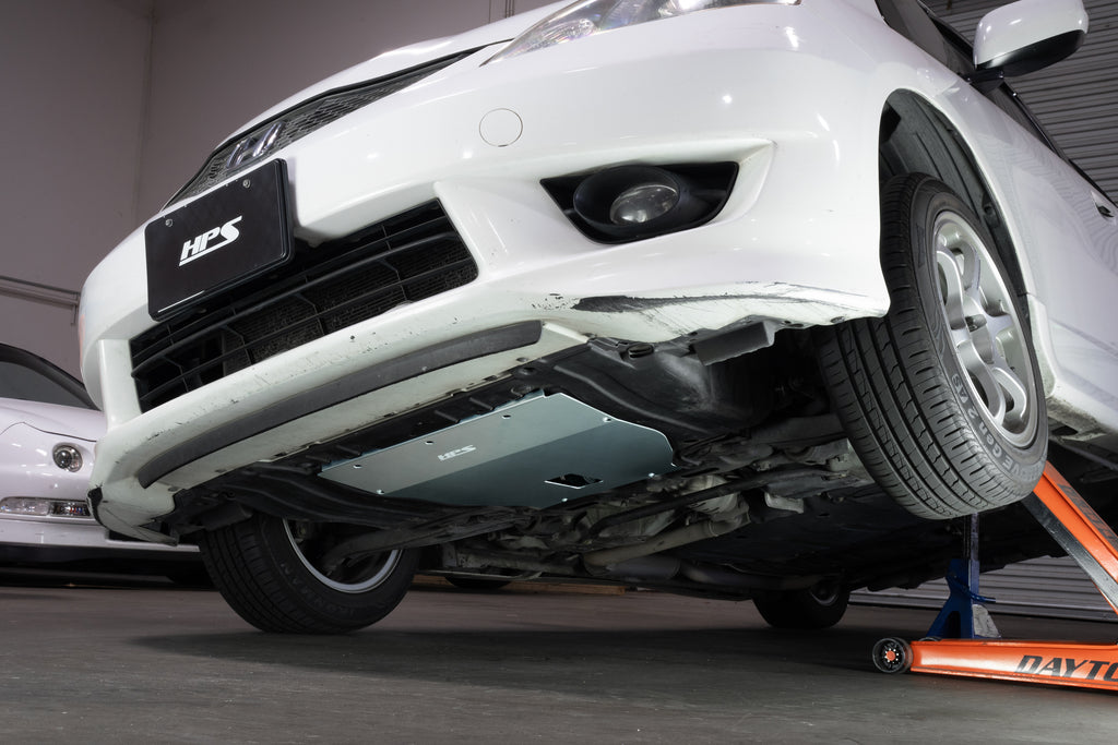 HPS Performance Aluminum Front Undertray Kit SP-105 Brushed - SP-105