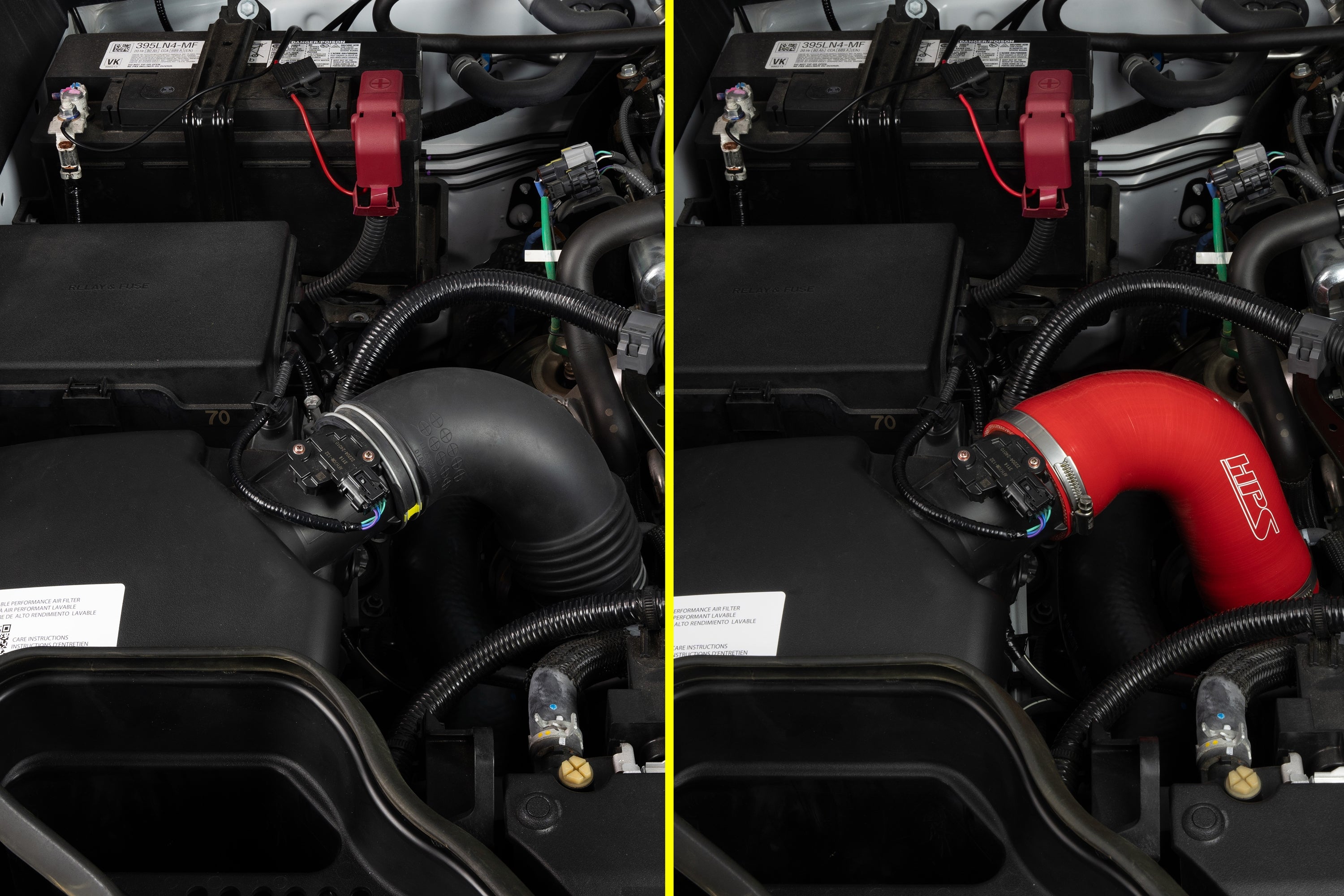 HPS Performance Hps Silicone Air Intake Kit 57 2207 Red Red - 57-2207-RED