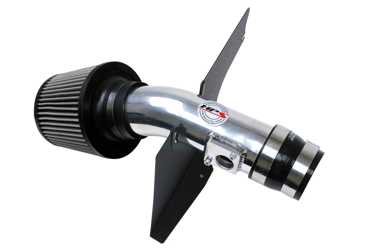 HPS Performance Air Intake Kit With Heat Shield 827-566P Polished - 827-566P