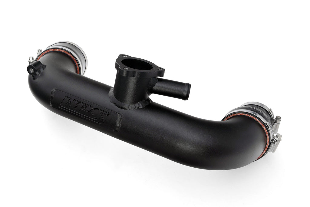 HPS Performance Hot Side Charge Pipe Kit 17-148WB Black - 17-148WB