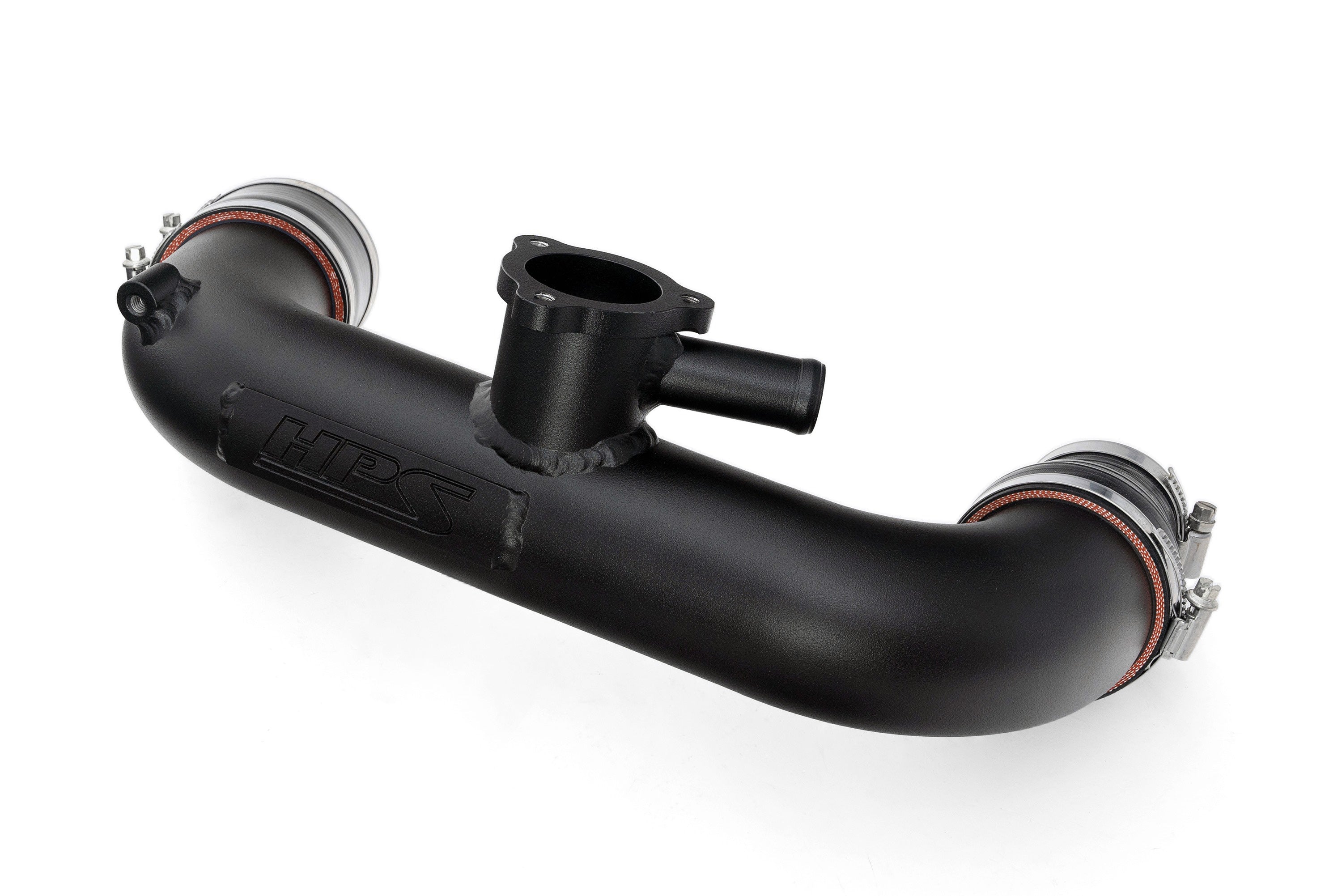 HPS Performance Hot Side Charge Pipe Kit 17-148WB Black - 17-148WB