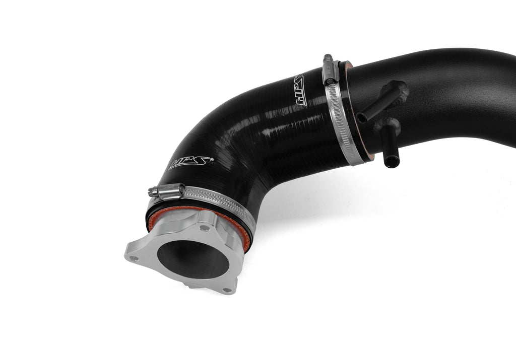 HPS Performance Air Intake Kit With Heat Shield and Turbo Inlet 827-797WB Black - 827-797WB
