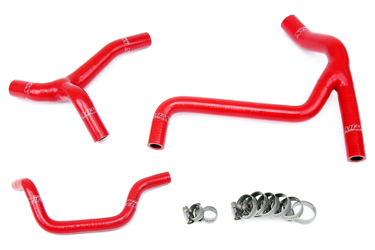 HPS Performance Hps Silicone Radiator Coolant Hose Kit 57 1246 Red Red - 57-1246-RED
