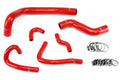 HPS Performance Hps Silicone Radiator And Heater Coolant Hose Kit 57 1491 Red Red - 57-1491-RED