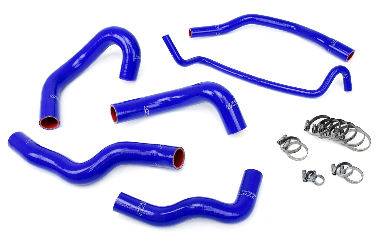HPS Performance Hps Silicone Radiator Coolant Hose Kit 57 1013 Blue Blue - 57-1013-BLUE