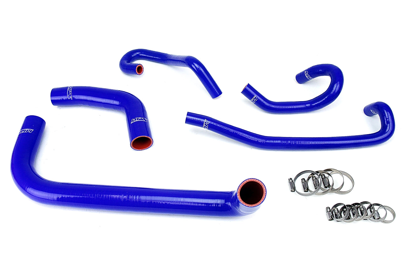 HPS Performance Hps Silicone Radiator And Heater Coolant Hose Kit 57 1424 Blue Blue - 57-1424-BLUE