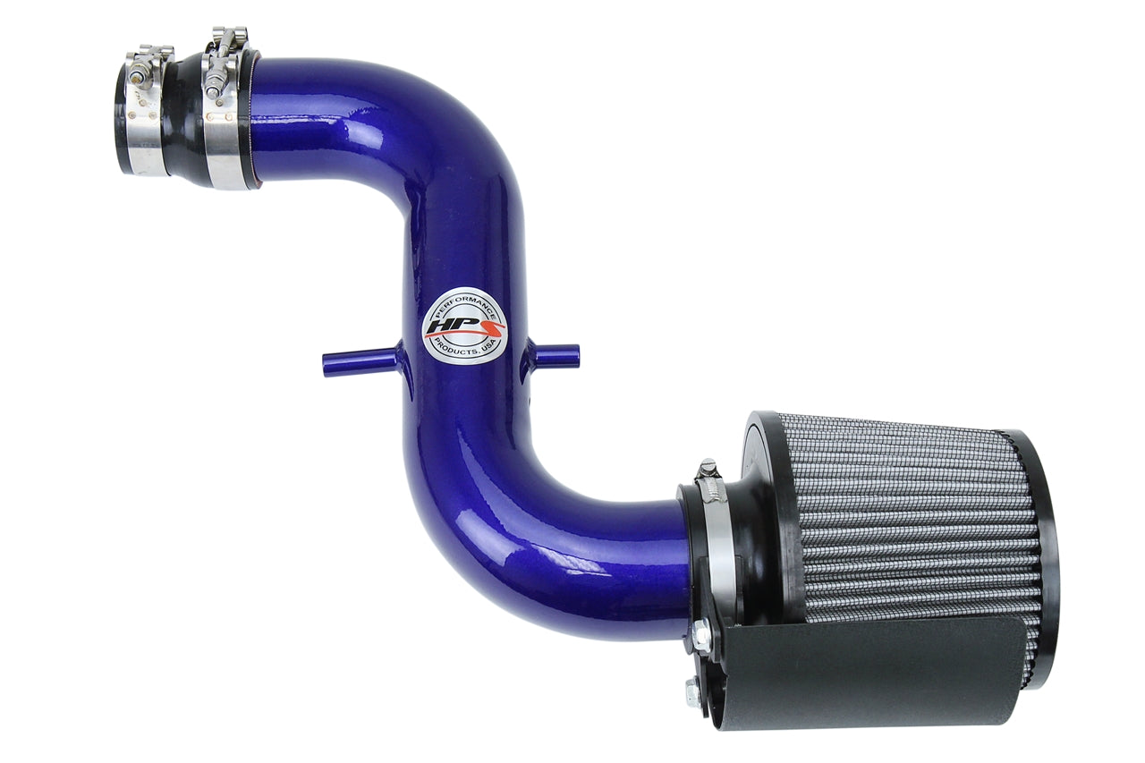 HPS Performance Air Intake Kit With Heat Shield 827-526BL Blue - 827-526BL