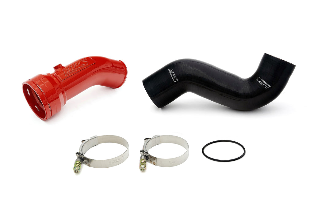 HPS Performance Cold Side Charge Pipe Kit 17-155R Red - 17-155R