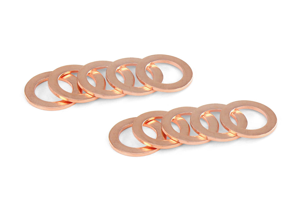 HPS Performance Magnetic Drain Plug Copper Crush Washer (10 pieces) CW-16-150-10X