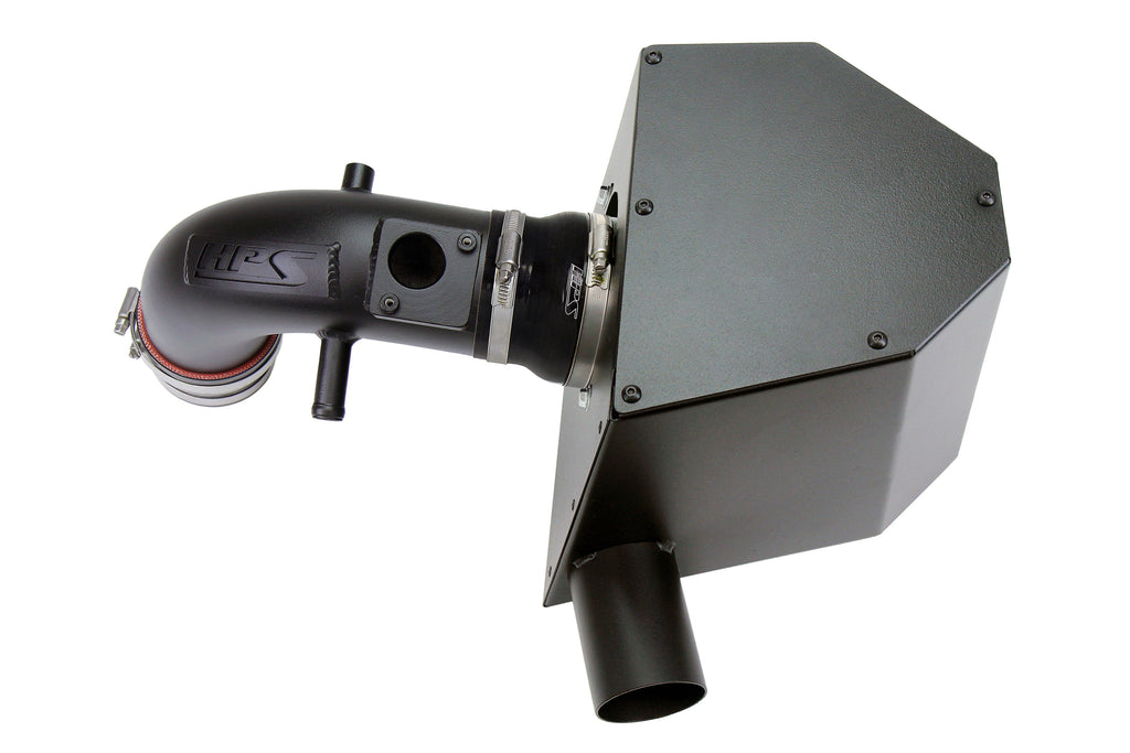 HPS Performance Air Intake Kit With Heat Shield 827-693WB Black - 827-693WB