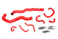 HPS Performance Hps Silicone Radiator, Heater, And Throttle Body Coolant Hose Kit 57 2081 Red Red - 57-2081-RED