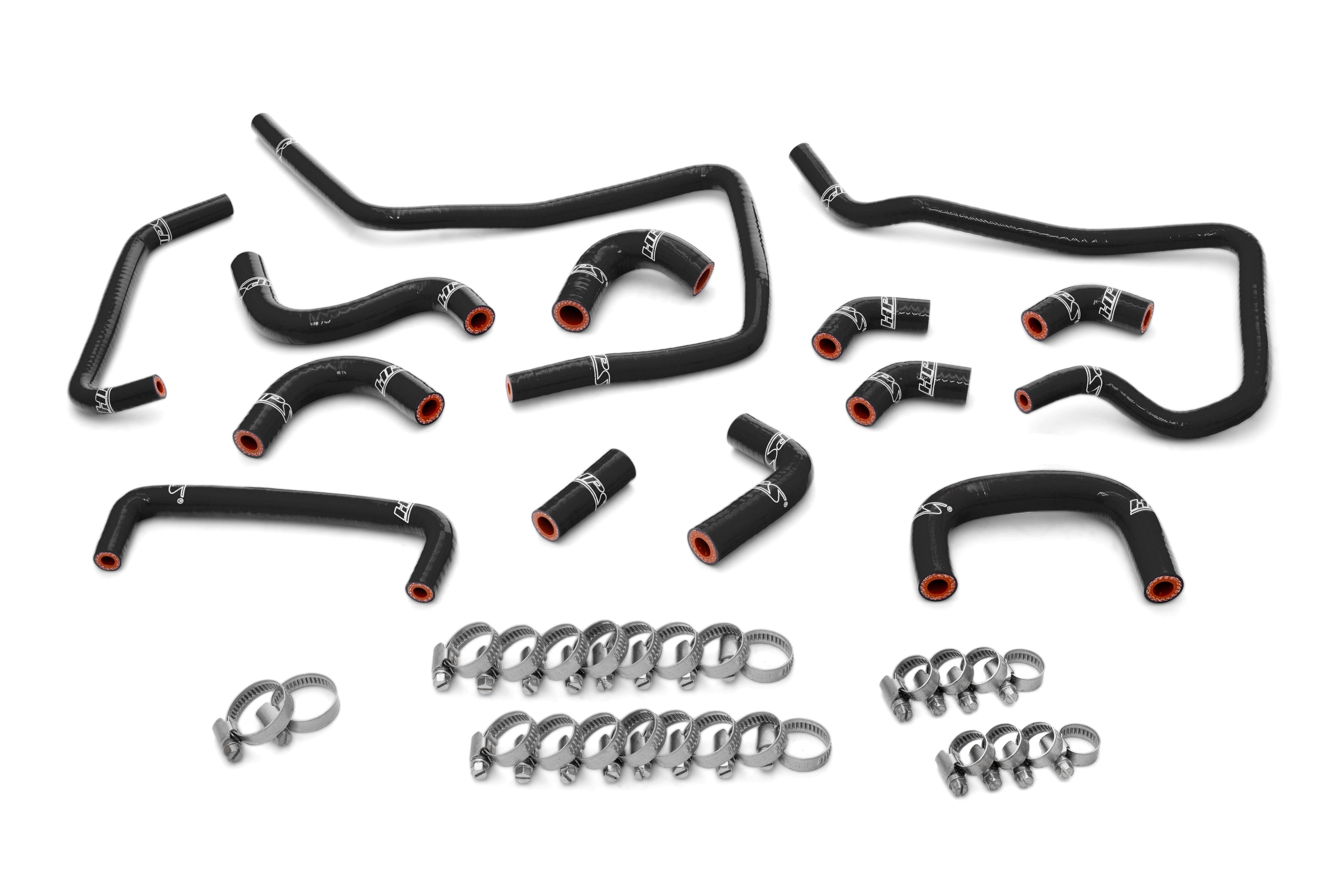 HPS Performance Hps Silicone Ancillary Coolant Hose Kit 57 1807 Blk Black - 57-1807-BLK