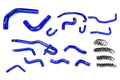 HPS Performance Hps Silicone Radiator And Heater Coolant Hose Kit 57 1831 Blue Blue - 57-1831-BLUE