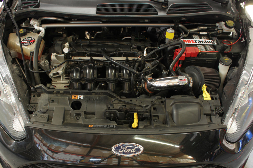 HPS Performance Air Intake Kit With Heat Shield 827-580WB Black - 827-580WB