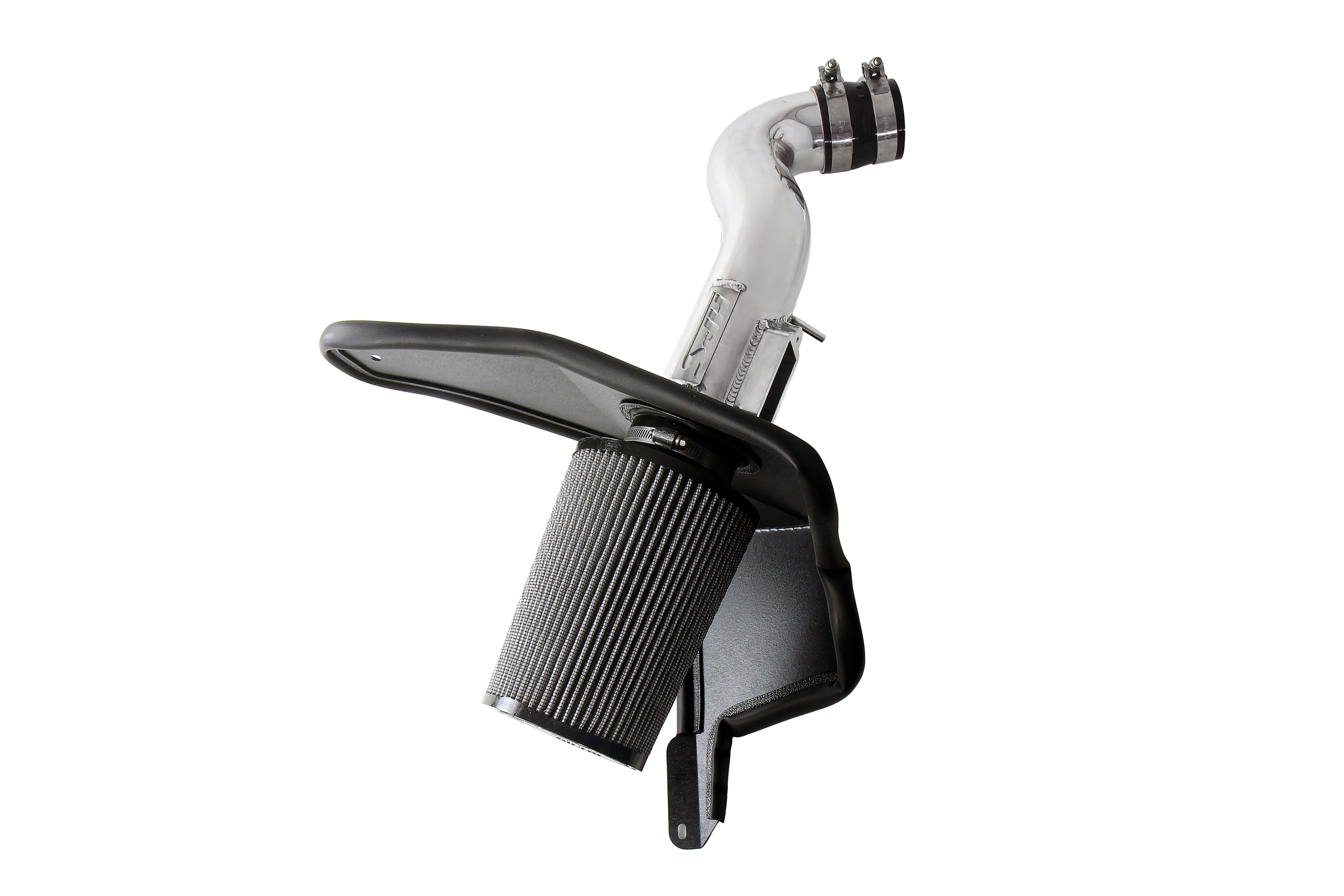HPS Performance Air Intake Kit With Heat Shield 827-705P Polished - 827-705P