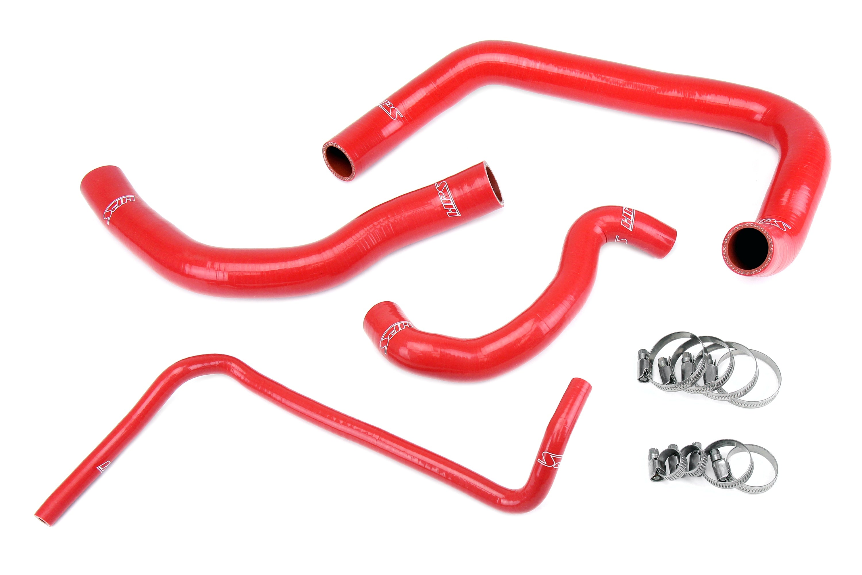 HPS Performance Hps Silicone Radiator Coolant Hose Kit 57 2084 Red Red - 57-2084-RED