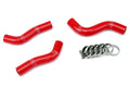 HPS Performance Hps Silicone Radiator Coolant Hose Kit 57 1248 Red Red - 57-1248-RED