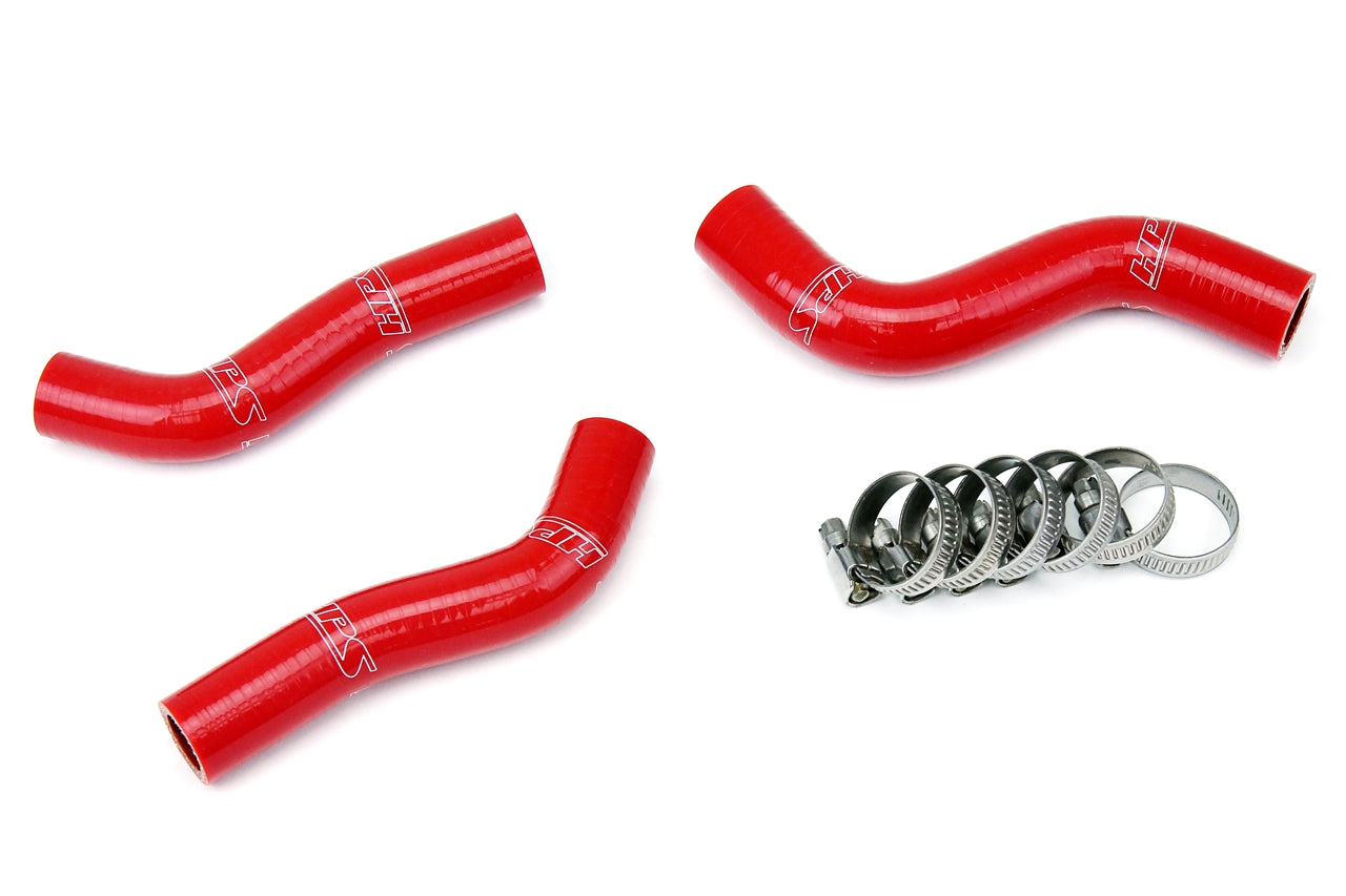 HPS Performance Hps Silicone Radiator Coolant Hose Kit 57 1248 Red Red - 57-1248-RED