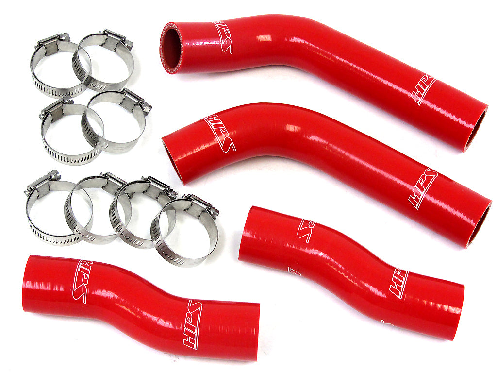HPS Performance Hps Silicone Radiator Coolant Hose Kit 57 1315 Red Red - 57-1315-RED
