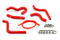 HPS Performance Hps Silicone Radiator Coolant Hose Kit 57 1372 Red Red - 57-1372-RED