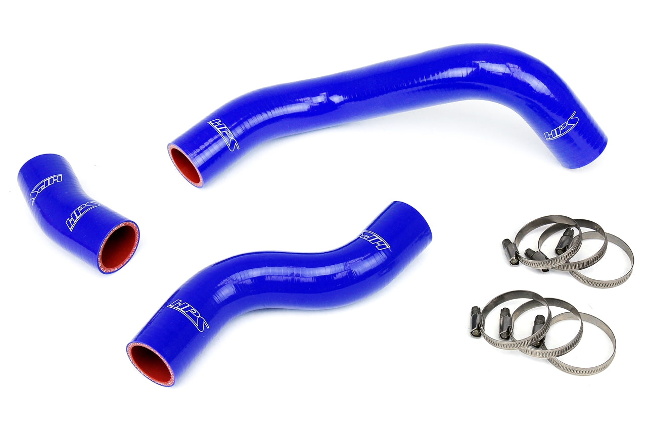 HPS Performance Hps Silicone Radiator Coolant Hose Kit 57 1226 Blue Blue - 57-1226-BLUE