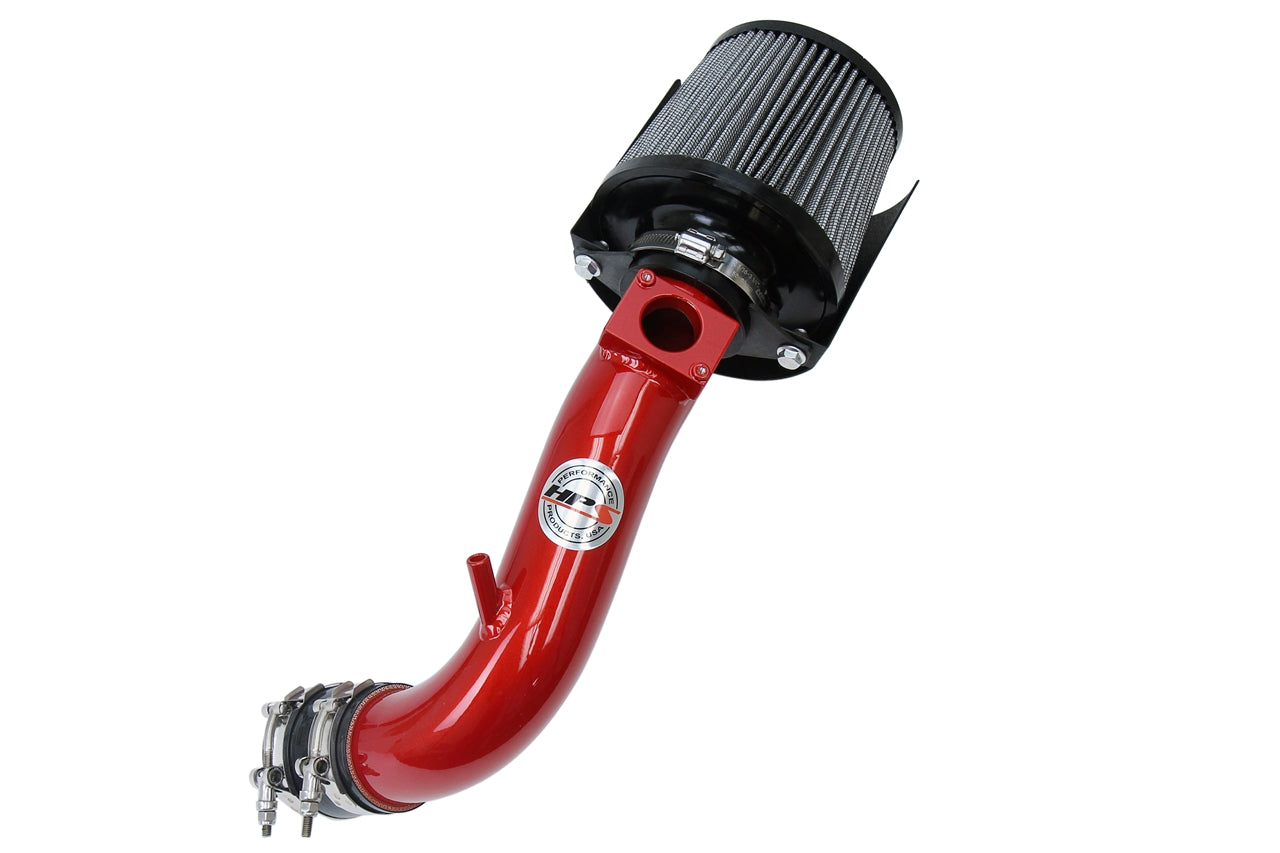 HPS Performance Air Intake Kit With Heat Shield 827-162R Red - 827-162R