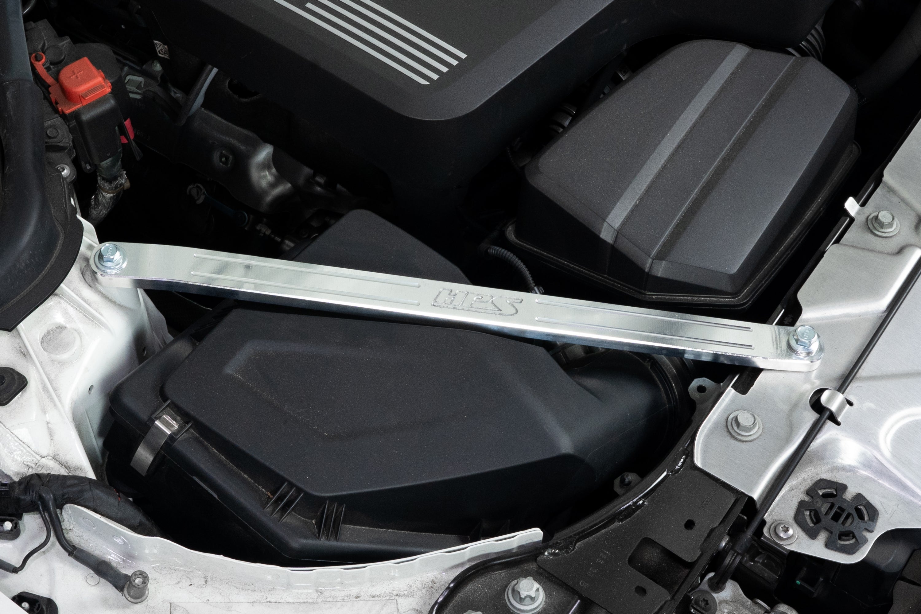 HPS Performance Front Strut Bar 42-115WB Black - 42-115WB