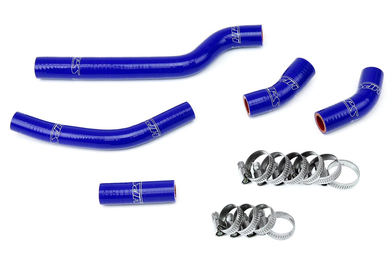 HPS Performance Hps Silicone Radiator Coolant Hose Kit 57 1260 Blue Blue - 57-1260-BLUE