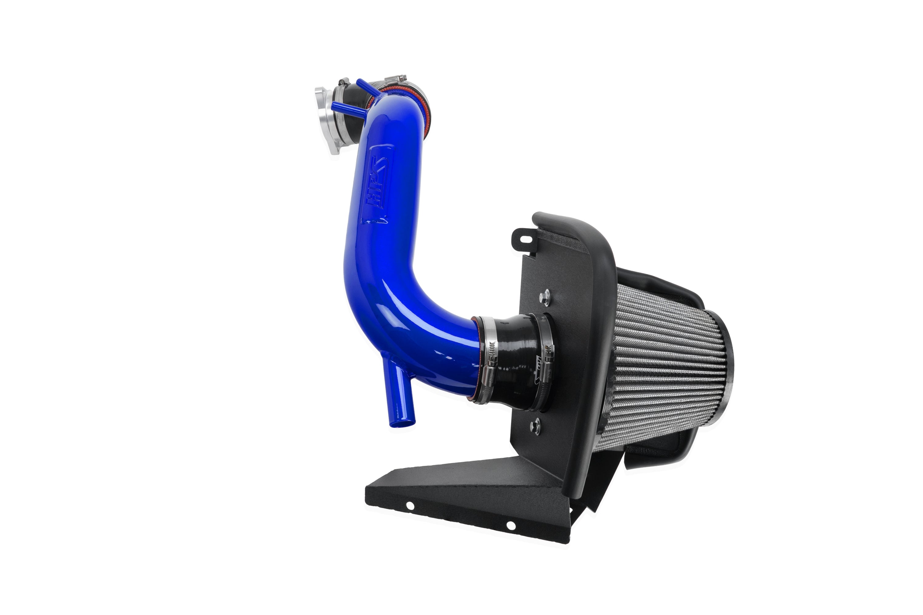 HPS Performance Air Intake Kit With Heat Shield and Turbo Inlet 827-797BL Blue - 827-797BL