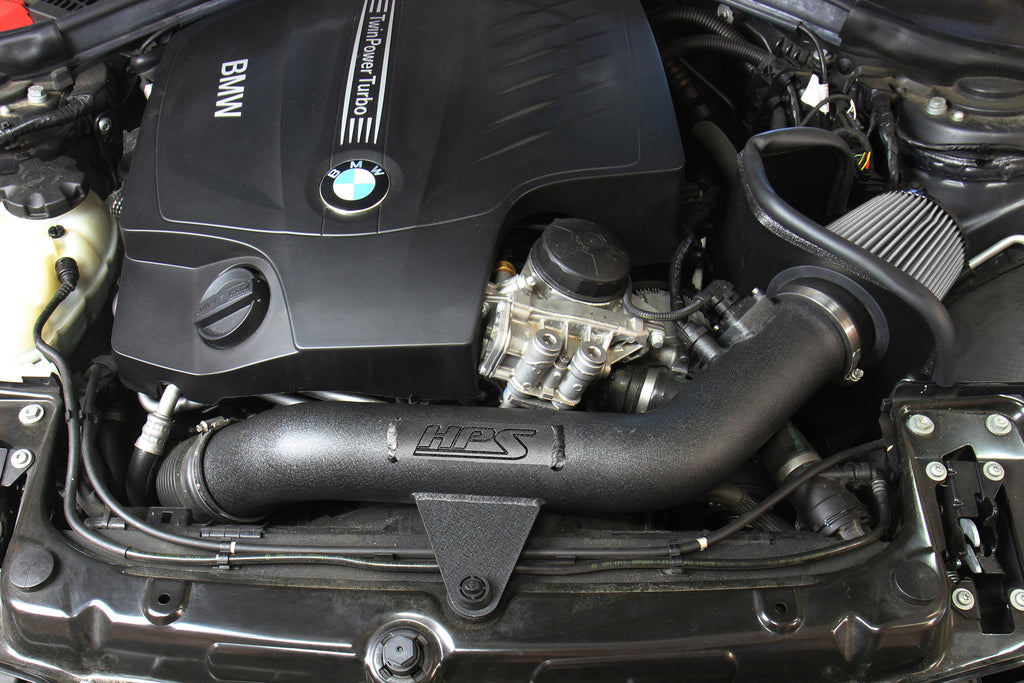 HPS Performance Air Intake Kit With Heat Shield 827-625P Polished - 827-625P