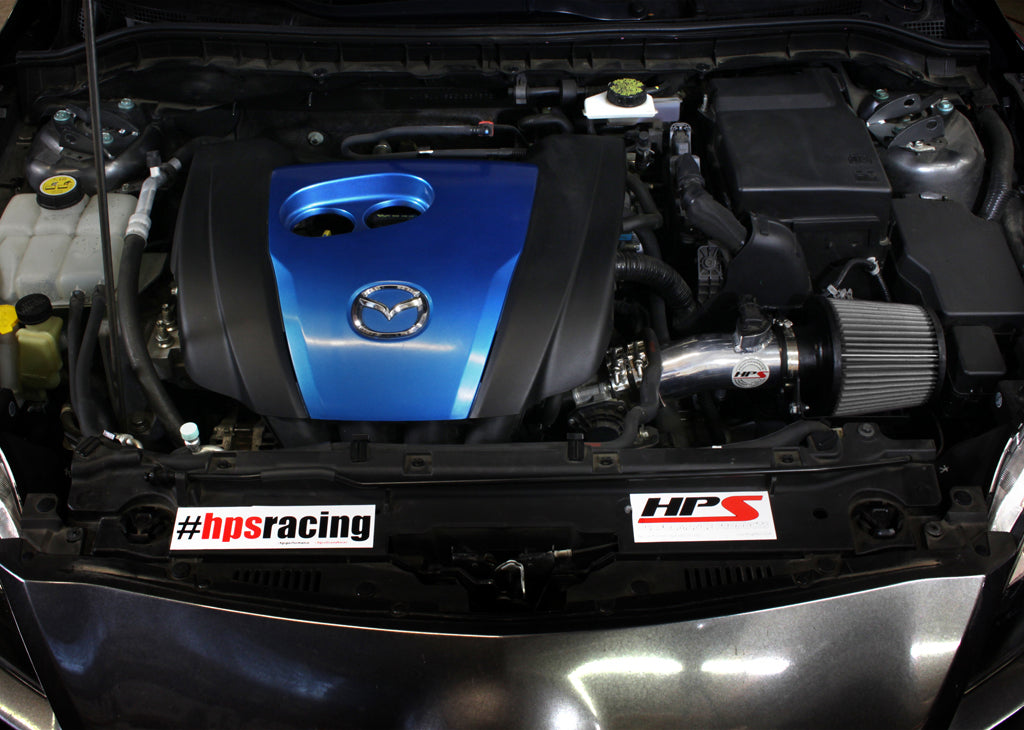 HPS Performance Air Intake Kit With Heat Shield 827-531P Polished - 827-531P